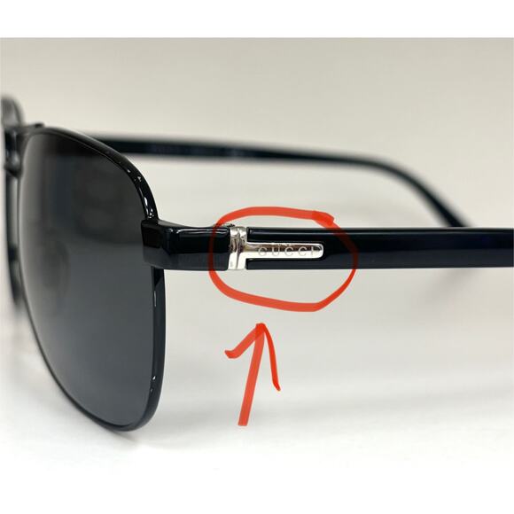 Gucci Aviator Black Gray Gradient Sunglasses GG 2220 Frames 57 17 140 Italy - Picture 5 of 10